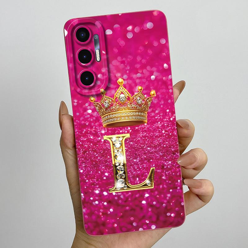 For Tecno Pova 3 6.9" Case Crown Letters Liquid SIlicone Soft TPU Phone Cases For Tecno Pova3 LF7n Camera Protection Back Cover