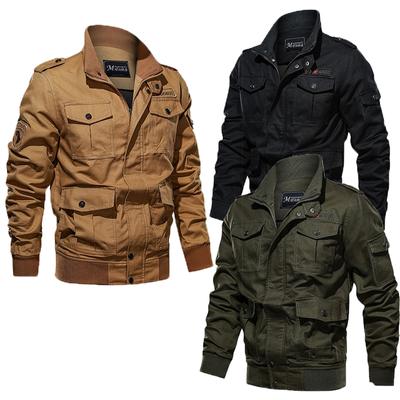 Herr Mode Slim Vindjacka Jacka Kappa Herrkläder Casual Jacka Herr
