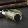 Windproof Dual Flame Torch Men's Cigarette Lighter and Multifunctional Smoking Set