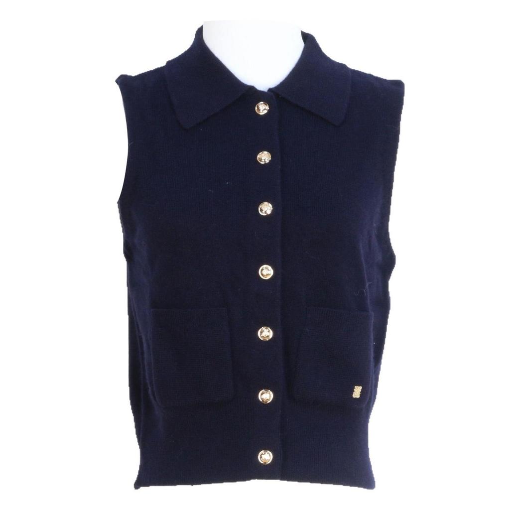 S Family Women's Slim-Fit Sleeveless Knitted Cardigan Vest for Spring & Autumn