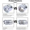 RUNYU Adult Sextoy Tooys Men'S Metal Penis Chastity Cage Adjustable Cock Ring Restriction Punitive Stainless Steel Lock Sex Toy
