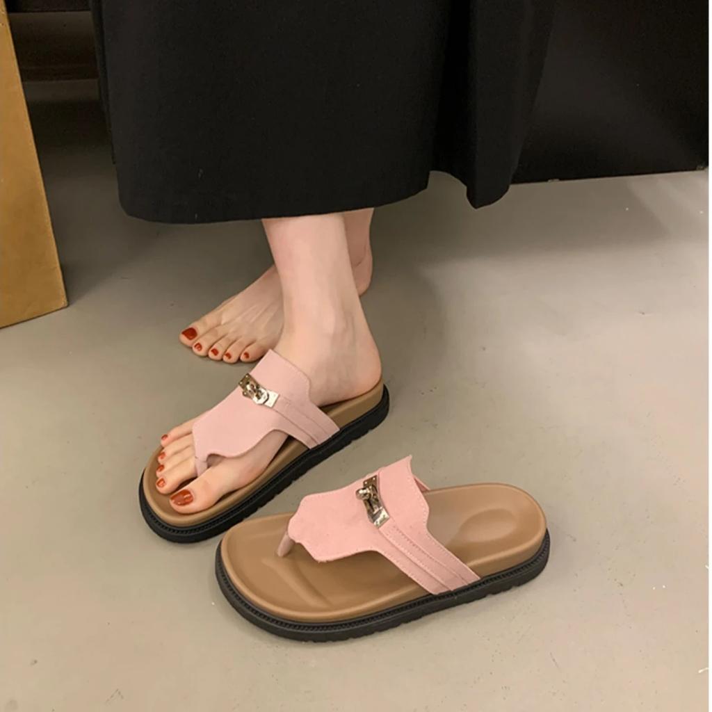 Fashion Women Slippers Flats Sandals Summer Shoes 2025 New Casual Trend Woman Flip Flops Sport Slingback Shoes Slides Mujer Sandalias