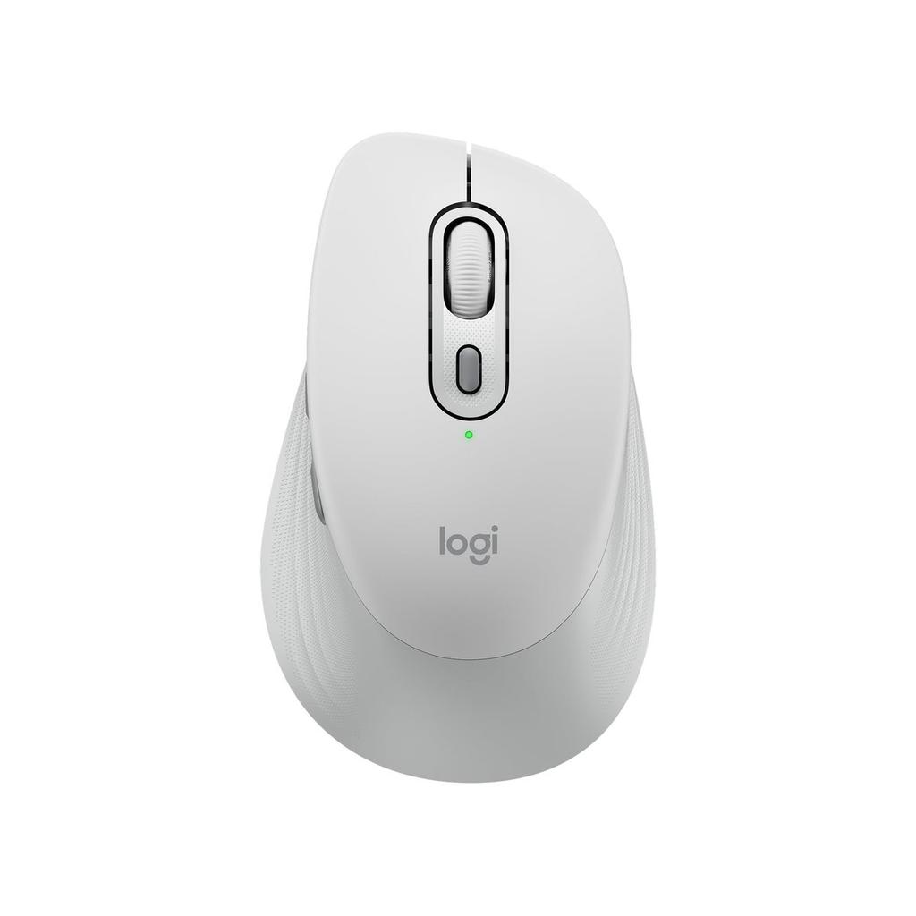Logitech Signature Comfort Plus M840L Wireless Ergonomic Silent Mouse Off-White M840LOW