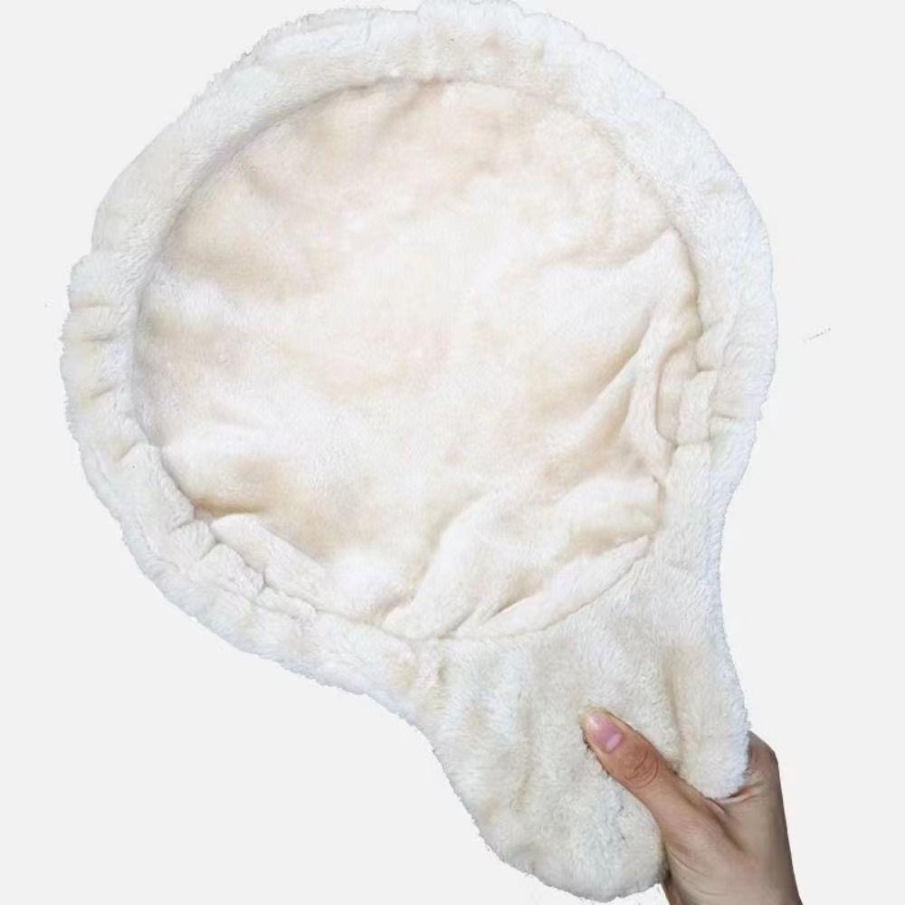 Comfortable Hanging Cat Nest Soft Plush Cat Basket Solid Color Basketball Net Cat Sleeper  Indoor