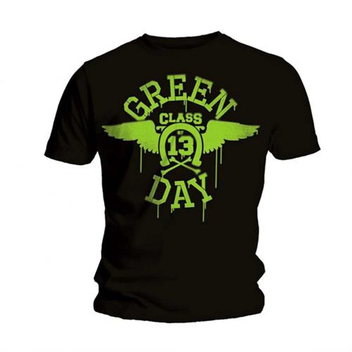 Green Day Neon Black Official Men s Unisex T-Shirt 4XL
