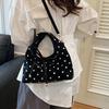 Fashi Borsa a Spalla da Donna con Fiocco a Farfalla e Pois Rotondi 2026 Nuove Borse a Tracolla Versatili Senso Avanzato per Lavoro e Tempo Libero Borse a Mano