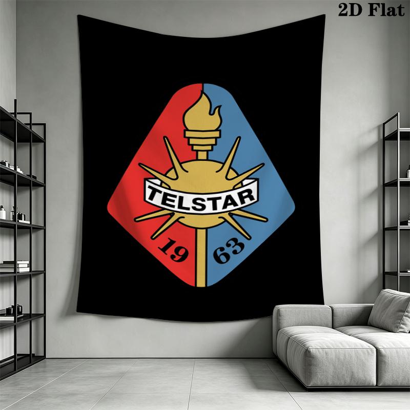 Telstar Football Club 1 Wall Tapestry Aesthetic Wall Hanging Printed Fabric Blanket Decorative Tapestries for Bedroom Living Room Home Decor