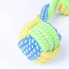 Cotton Rope Dog Toy Rope Knot Ball Dog Chew Toy Interactive Tug-of-War Dog Toy for Small And Medium Dogs Teeth Cleaning