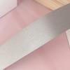 Halbmondform Edelstahlbasis Professionelle Nagelfeile Permanente Metallspäne für Einwegpads