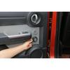 Carbon Fiber Rear Inner Door Speaker Frame Trim Cover For Dodge Nitro 2007-2012