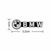 4/10p For BMW M 2 E46 E90 E60 F30 F10 E39 E36 Group car audio badge metal rearview mirror window decoration sticker car supplies DL3