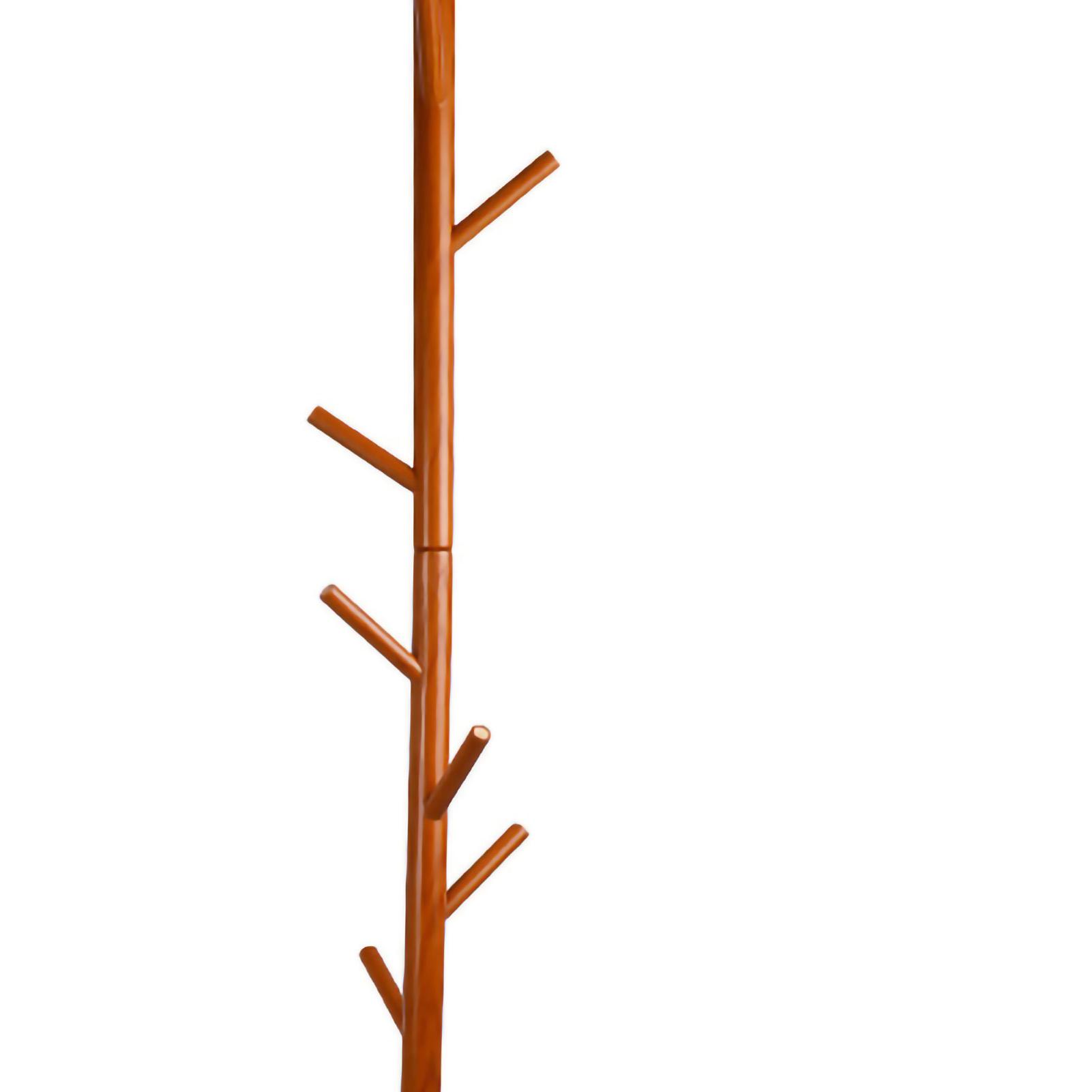 Дерево для одежды из массива дерева с закругленными углами простое модное красивое вешалка для пальто для гостиной цвет меда 2290₽