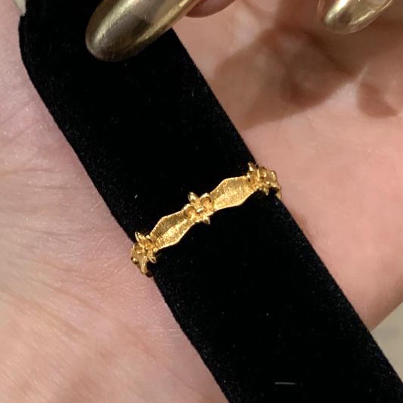 Xiaohongshu Bestseller: Italian Bucchi Woven Gold-Inlaid Lace Versatile Style Adjustable Open Size