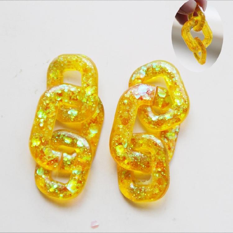 Flexible Silicone Moulds Jewelry Accessories Moulds Silicone Texture for Hand-Making Multi Circle Earrings and Keychain