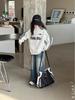 Trendy 2025 Girls' Autumn Sweatshirt & Jeans Set - Fashionable Two-Piece for Older Kids