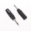 1/2Pcs Headphone Microphone Power Amplifier Guitar Adapter 6.35mm Mono Male To XLR 3Pin Female/Male Audio Plug Converter