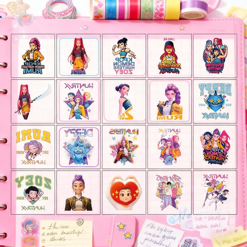 Süßer Cartoon-Tattoo-Aufkleber wasserdicht weiblich langanhaltende Simulation