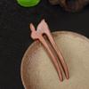 Braided Hairpins New Headdress Chinese Hair Fork Women Hanfu Hairpins Wooden Rabbit Hair Sticks