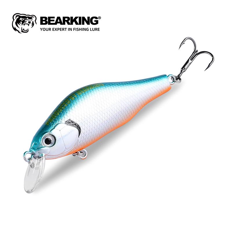 

BEARKING Brand 70mm 8.6g Tungsten system рыболовные приманки minnow crank wobbler качественные рыболовные снасти 10 цветов на выбор F