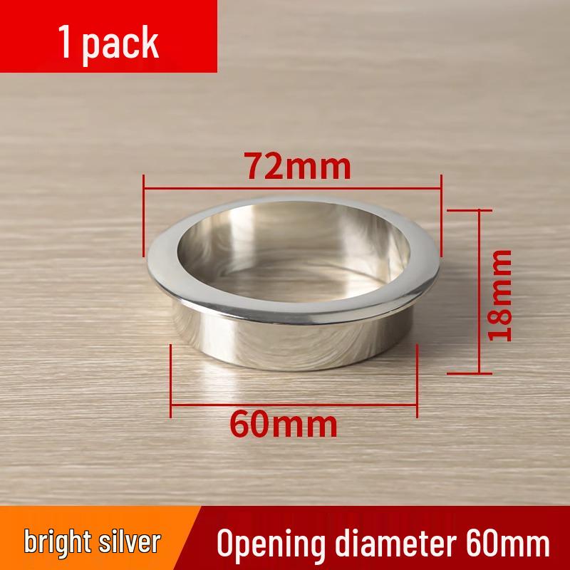 Round Plastic Desk Grommet Cover for Cable Management