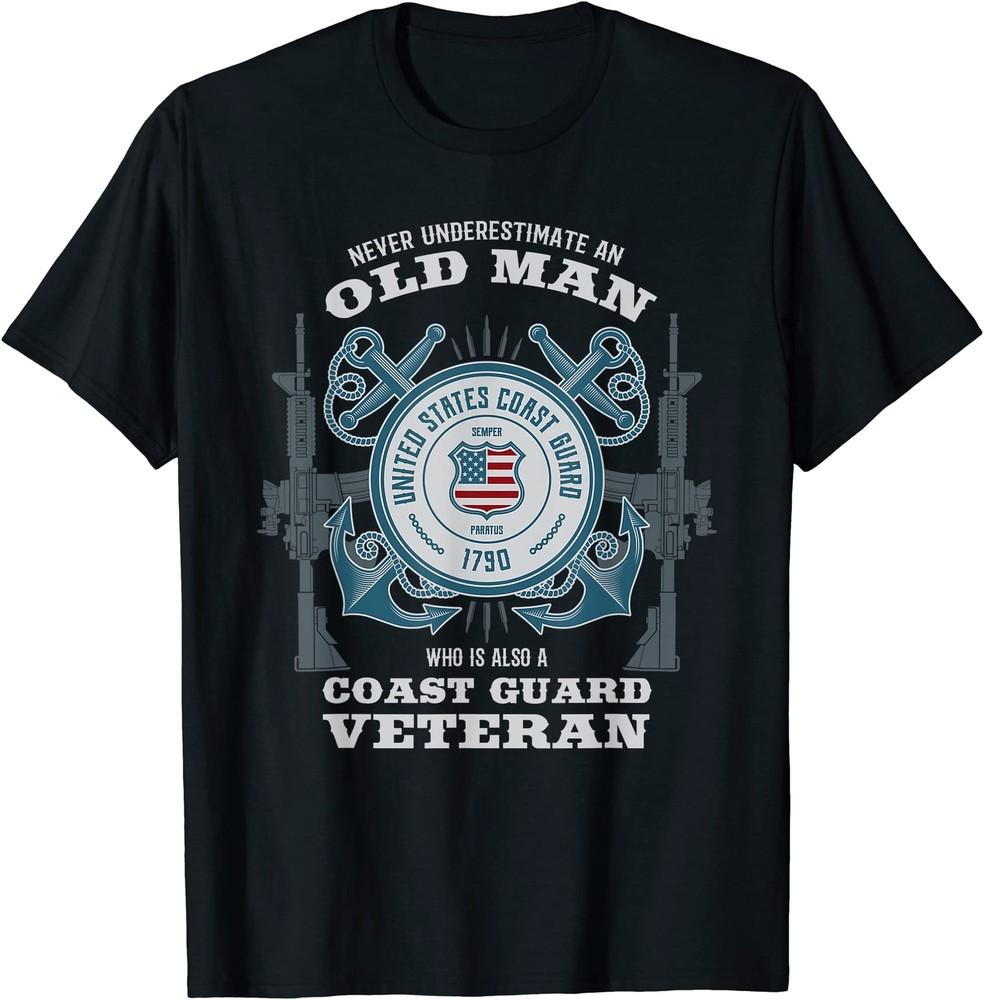 

U.S Coast Guard Veteran Gift T-Shirt Size S-5XL Unisex T-Shirt M