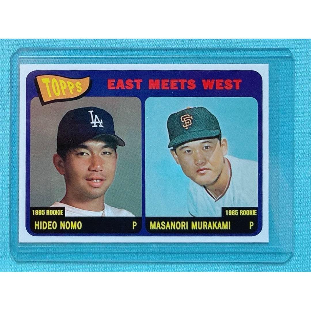 MLB Card 2002 Topps Hideo Nomo/Masanori Murakami Insert Card