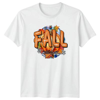 Fall Vibes TShirt Pumpkin Autumn Thanksgiving Gift For Him And Her