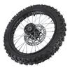 14 Inch Front Wheel Assembly 60 100 14 2.5 14 Tire Inner Tube 15mm Rim Axle with Brake Rotor for 125 140 150 160cc Pit