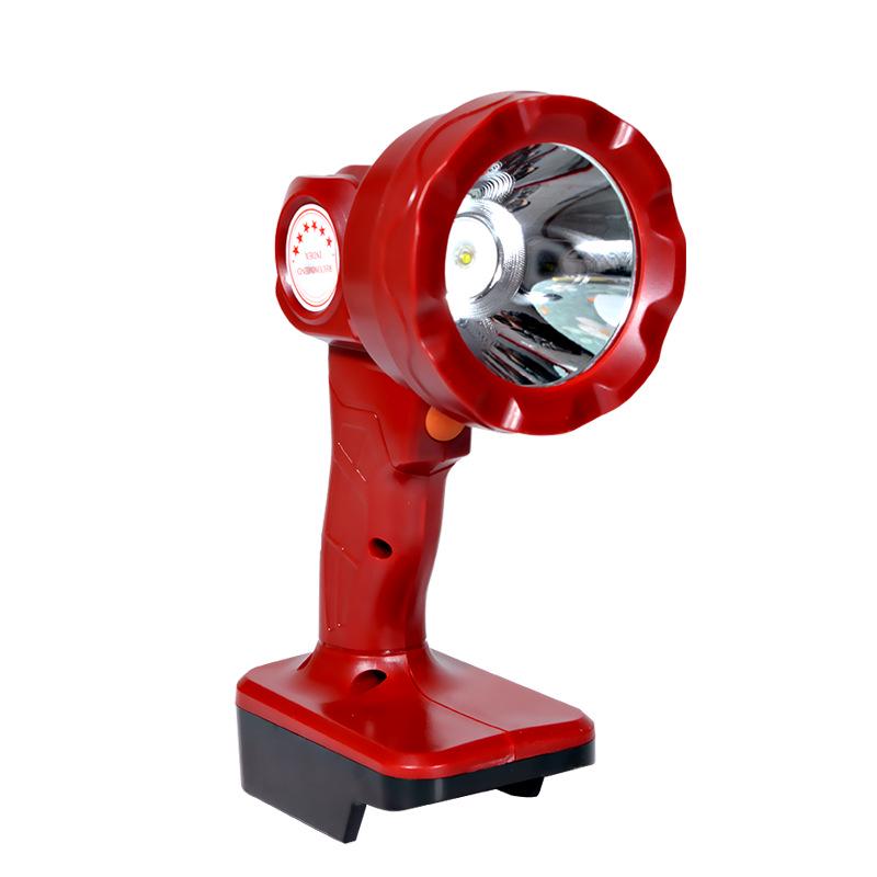 21V LED Lithium Battery Work Light: Ultra-Bright Makita Style for Outdoor Repair & Fishing