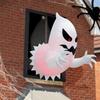 Halloween Inflatable Ghost Horror Window Ghost Foldable Balloon Outdoor Courtyard Garden Decoration Fun Party Tool