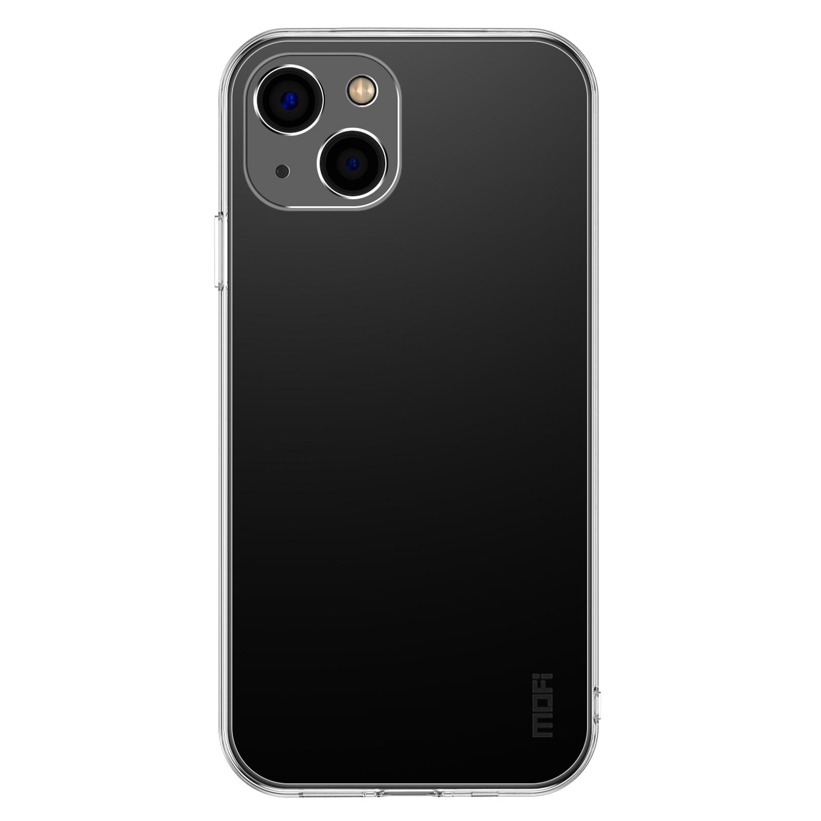 

MOFI Soft TPU Phone Case for iPhone 13 mini 5.4 inch,Scratch-resistant Transparent Protective Cover A