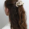Cubic Point Twill Scrunch - Matte Beige