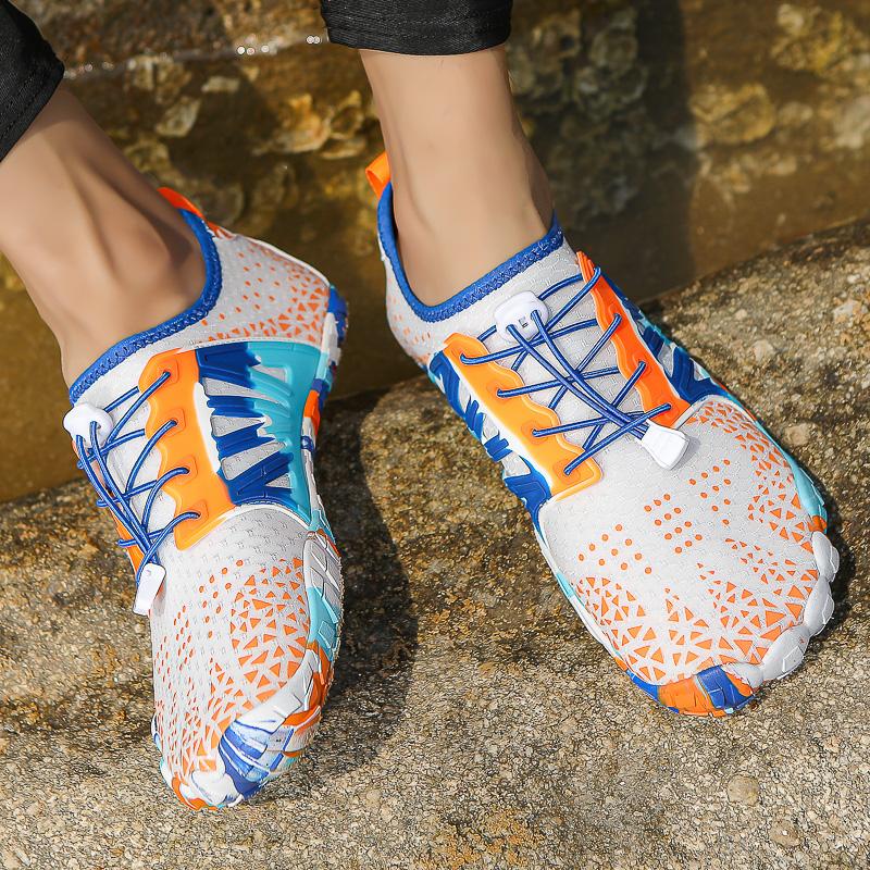 Wading Shoes Adult Water Sports Shoes Sea Pool Swimming Aqua Shoes Quick Dry Beach Wading Sneakers for Surfing Fishing Boating