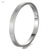 Simple Heartbeat Etched Titanium Steel Couple Bracelet