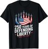 250 Years of Defending 1775 2025 Freedom USA Unisex T-Shirt