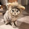 Interactive Pet Supplies Cute Funny Cosplay Costume Pet Clothes Dog Cat Cap Lion Mane Wig Cap