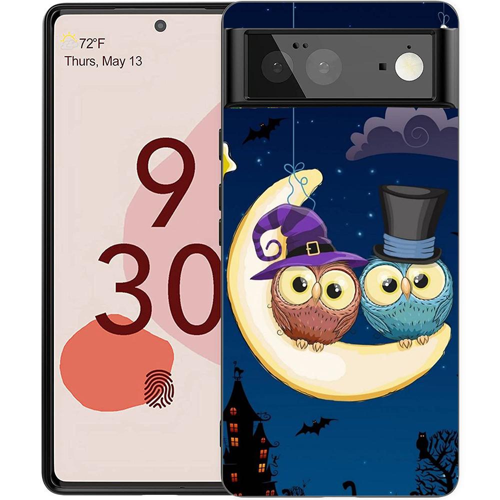 Cute Cartoon Owl Phone Case Cover for Google Pixel 8 7 6 7A 6A Pro 5G Shockproof Silicone Soft 9 Pro XL 8 Pro 5G Shell Coque Bag