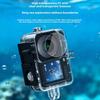 Wasserdichtes Gehäuse für DJI Action 6 Tauchgehäuse Schutzhülle Unterwasser-Sportkamera Zubehör-Set 45M Wasserdicht