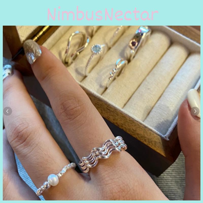 925 Sterling Chic Silver Ring With Sparkly Zirconia Stones For Unique Womens Accessories