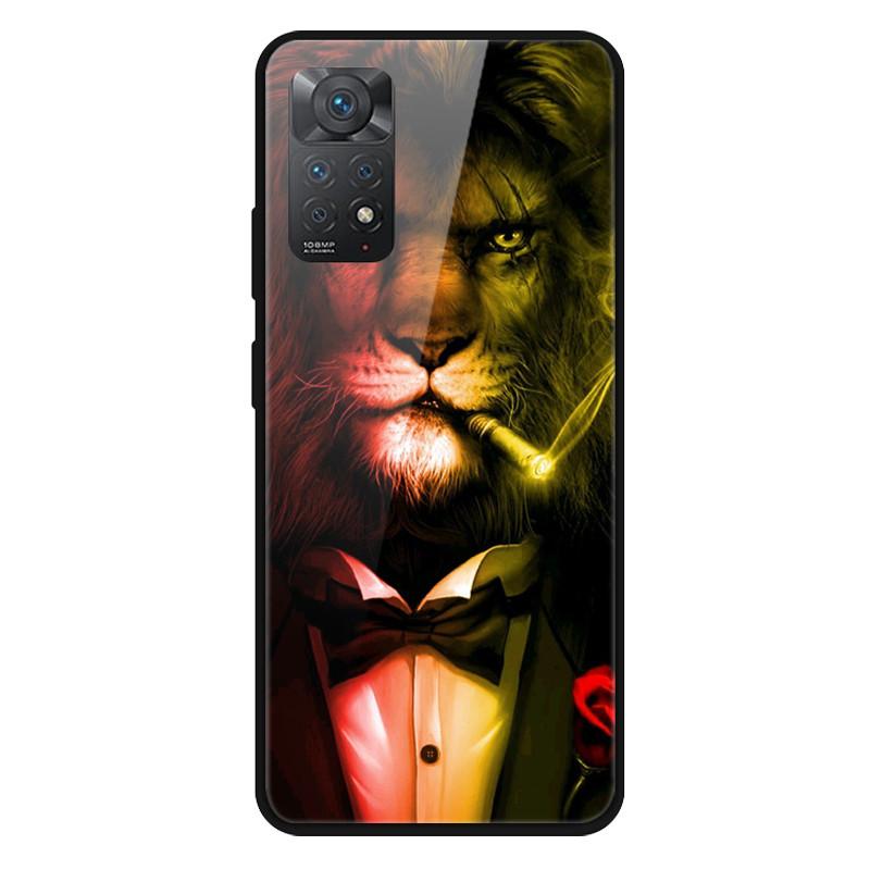 Fashion Glass Cover For Xiaomi Redmi Note 10 / Note 11 / Note 12 Case Tempered Glass Covers for Xiaomi Redmi Note 12 4G Case