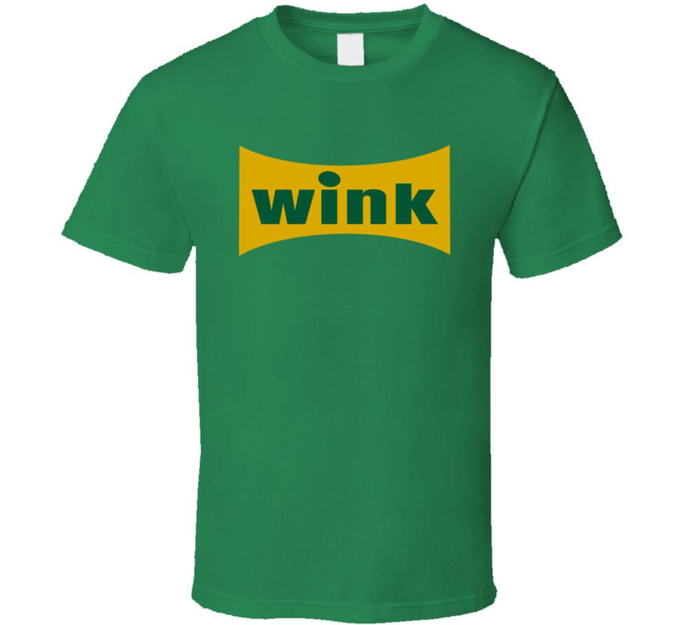Wink Grapefruit Flavored Soft Drink Soda Pop Logo T Shirt M