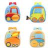 Excavator Plush Kids Backpack With Ventilated Comfort For Early Education Use