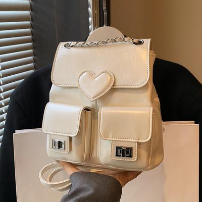 Pendler kleine Tasche einfache Damentasche Liebe Mehrfachtaschen Rucksack Nische