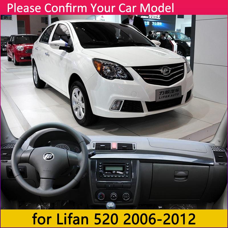 for Lifan 520 520i 2006 2007 2008 2009 2010 2011 2012 Breez Anti-Slip Mat Dashboard Cover Pad Sunshade Dashmat Car Accessories