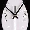 12 Inch Quiet Pendulum Wall Clock for Home Use, Non Ticking Office And Bedroom (Battery Powered)