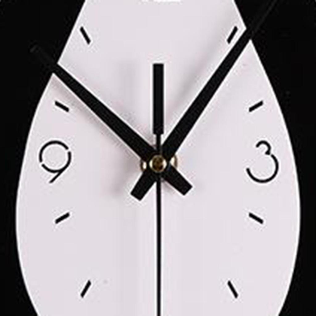 12 Inch Quiet Pendulum Wall Clock for Home Use, Non Ticking Office And Bedroom (Battery Powered)