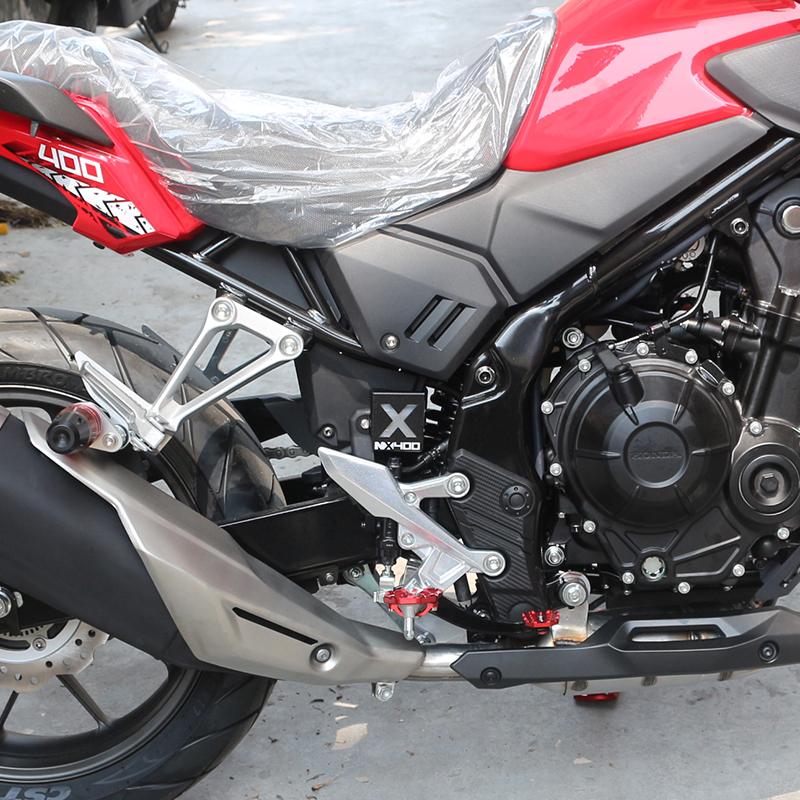 For Honda NX400 NX500 NX-400 NX-500  Motorcycle Accessories CNC Rear Fluid Reservoir Guard Protector Cover