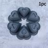 Heat Resistant Heart-Shaped Cake Mold Food Grade Silicone French Pastry Mold  Pudding