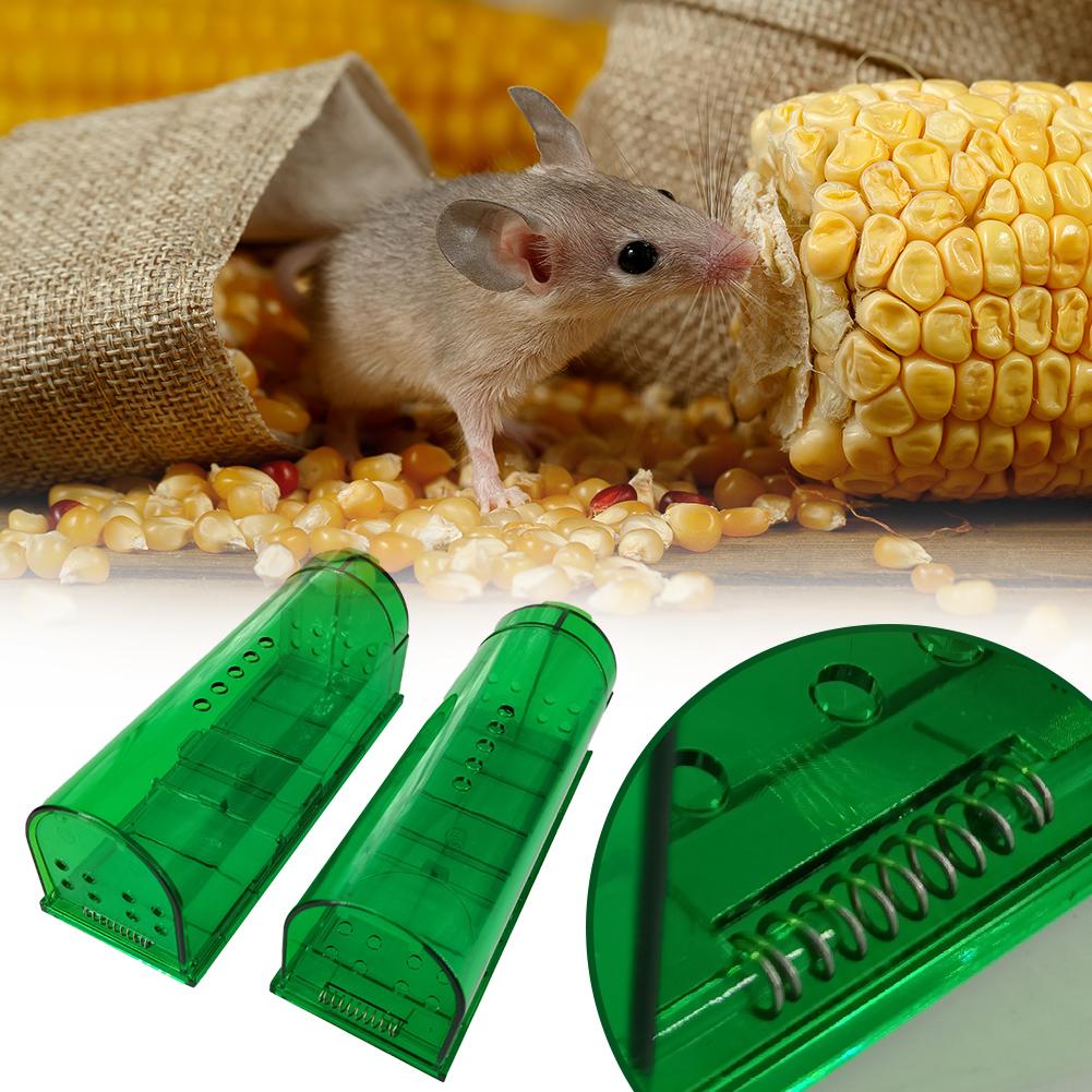 Smart Self-locking Mousetrap Safe Firm Iron Net Household Mouse Catcher Metal Reusable Humane Indoor Outdoor Rat Trap Rat Cage
