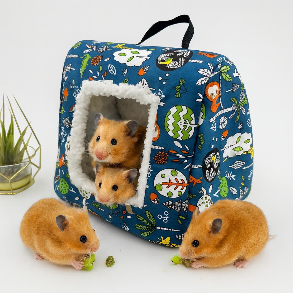 Parrot Winter Insulated Cotton Nest for Cockatiels: Warm, Thickened Sleeping Nest